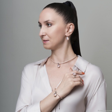 Колье Fiore Luna, Dusty Pink Delite, B1902.M01 R/S